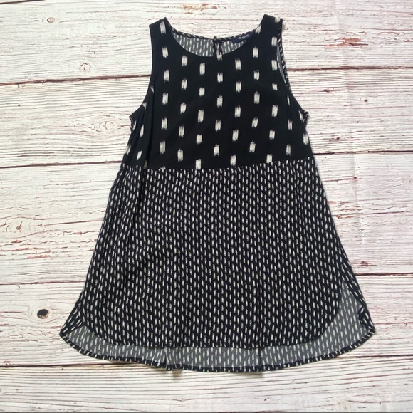 Madewell Sunbase Black Ikat Print Top Sz XS - Picture 5 of 16